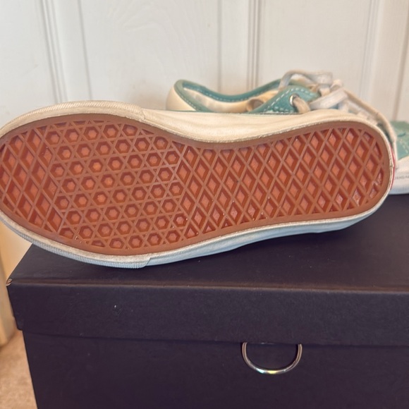 Mint green vans. Size Men’s 4.5 - Picture 2 of 4
